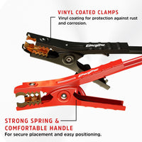 Energizer 4 Gauge Jumper Battery Cables 16 Ft Booster Jump Start - Heavy Duty Booster Cables