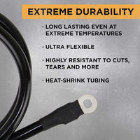 Power Bright 2 AWG 6 Foot High Extreme durability  image of ultra flexible.