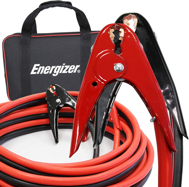 Energizer 2 Gauge 800A Heavy Duty Jumper Battery Cables 16 Ft Booster Jump Start - Jump-Starters.com roadside assistance store