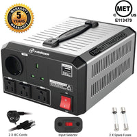 ULT1700 Krieger 1700 Watt Voltage Transformer, 110/120V to 220/240V main image