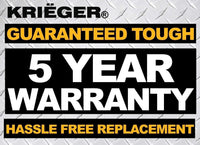 ULT850 Krieger 850 Watt Voltage Transformer, 110/120V to 220/240V image of 5 year warranty